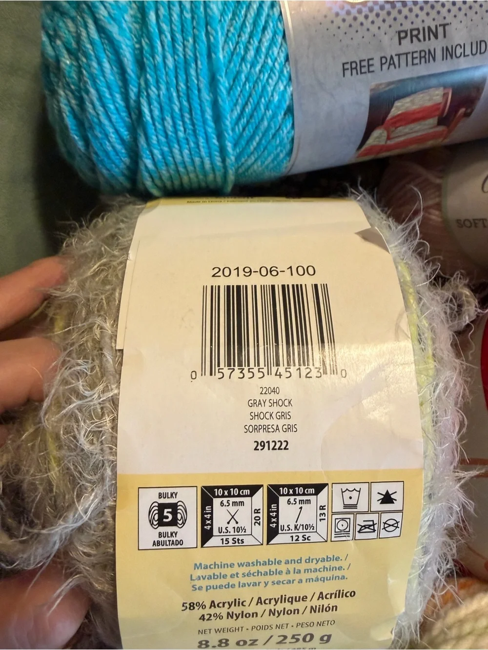 Caron Kindness & Baby Bee Yarn Bundle - Green, Pink, Teal, Multicolor